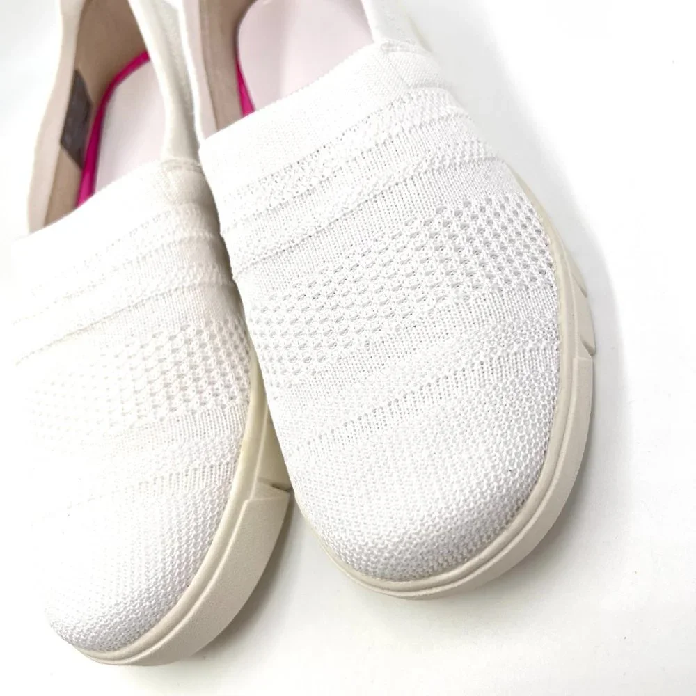 Ryka Womens Hera White Knit Slip On Comfort‎ Casual Sneakers Shoes 5.5M - Picture 5 of 12